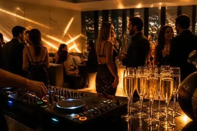 Dj za devojačke večeri: rasveta i setup